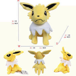 Pelúcias 21cm Eevee e Suas Evoluções