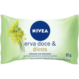 7 Unidades Sabonete Nivea em Barra Erva Doce & Óleos - 85g