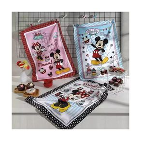 PANO PRATA EST LICEN III 45X65 MICKEY E MINNIE 13 C/1 SORTIDO