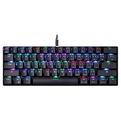 Teclado Mecânico Gamer Motospeed RGB Switch Blue Anti-ghosting ANSI - CK61