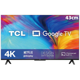 Smart Google TV TCL P635 LED 43" 4K UHD HDR - 43P635