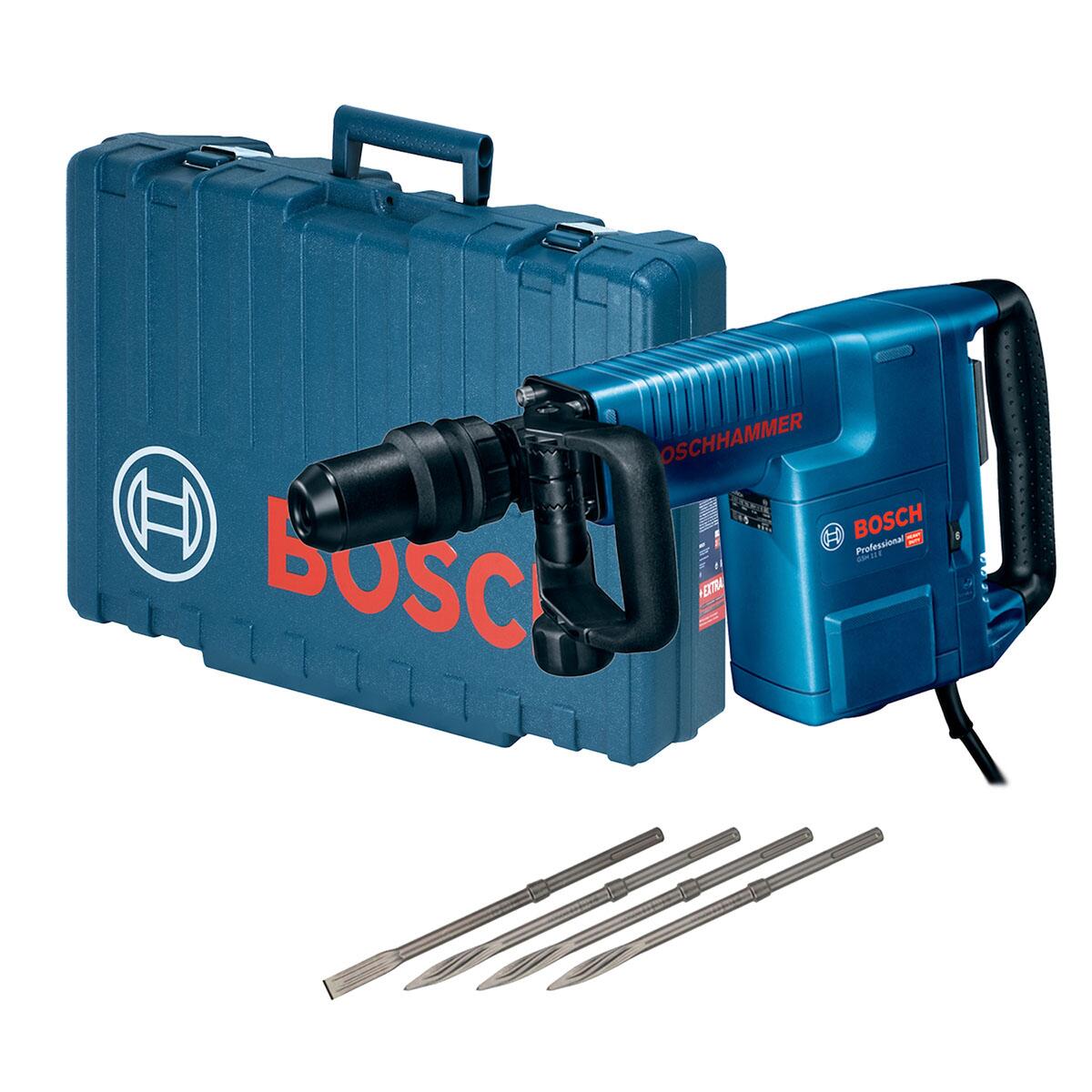 Martelo Demolidor Gsh11E com Maleta 1500W 220V Bosch