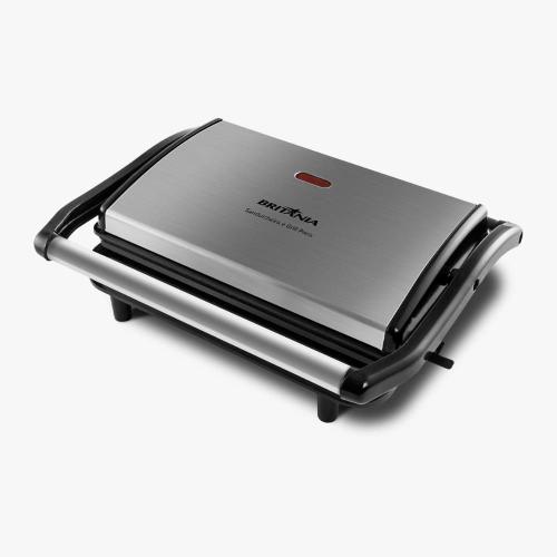 Sanduicheira E Grill Britânia Bgr27i Press 2 Em 1 850w 127v