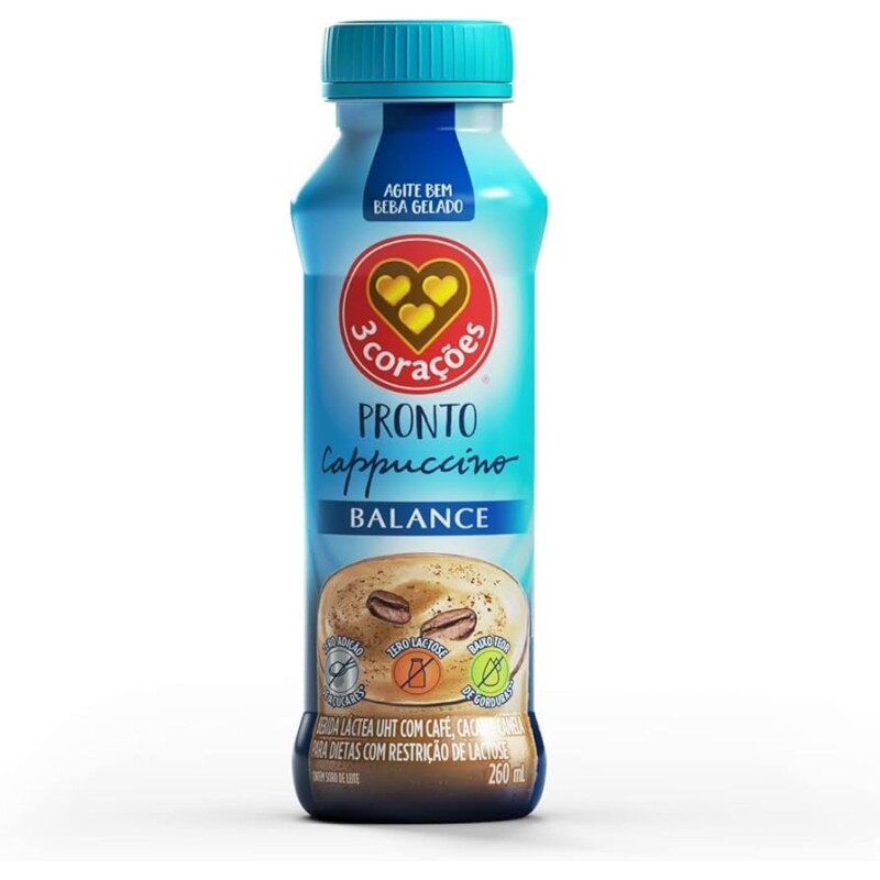 Cappuccino Pronto Balance 3 Corações 260ml