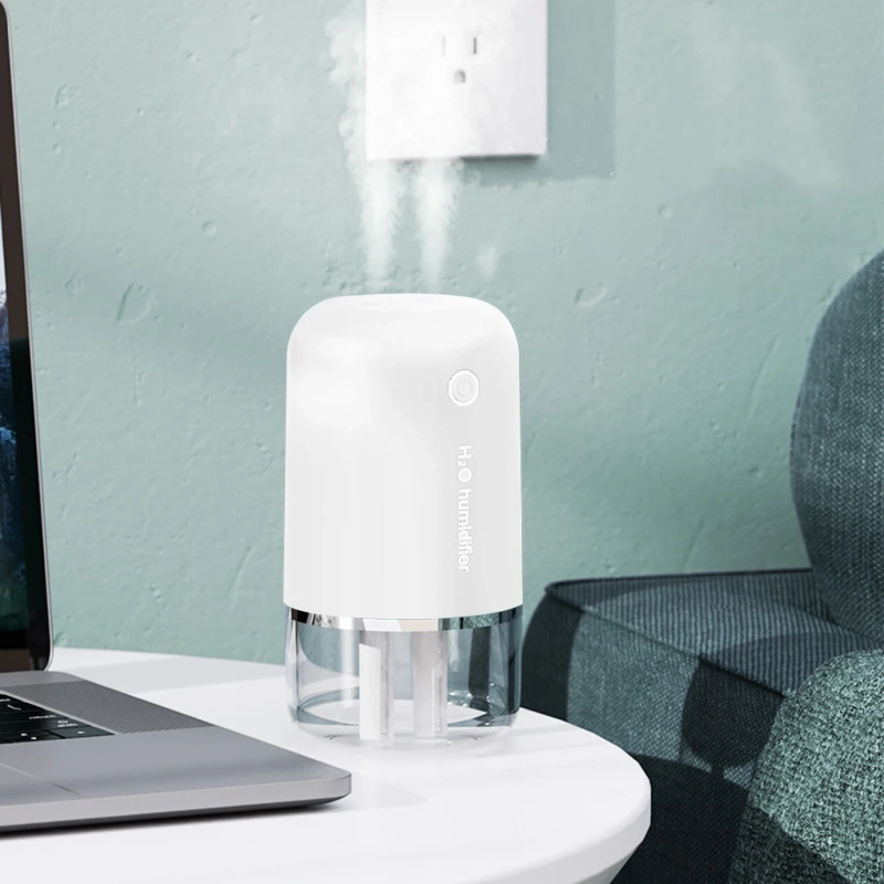 Umidificador de Ar USB com Porta Dupla Spray Aromaterapia com Óleo Essencial