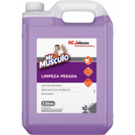 Mr. Músculo Limpador Limpeza Pesada Líquido Lavanda 5 litros