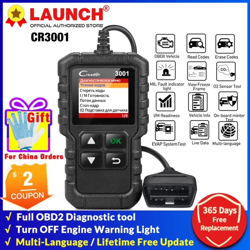 Scanner Automotivo Launch X431 - CR3001
