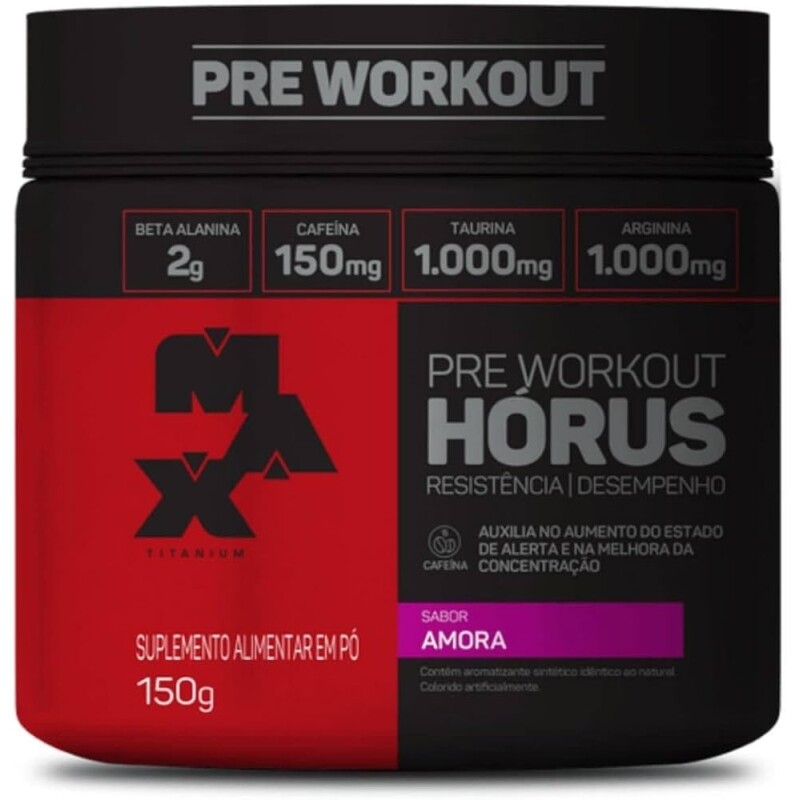 Pre Workout Max Titanium Hórus - 150g