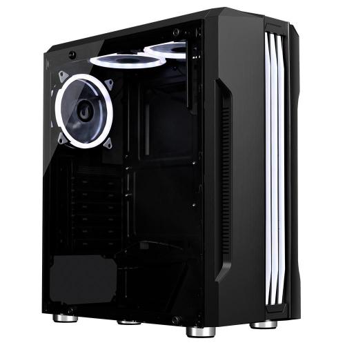 Gabinete Gamer Z01 RGB Lateral em Vidro Fumê Rise Mode - RM-Z01-01-FB