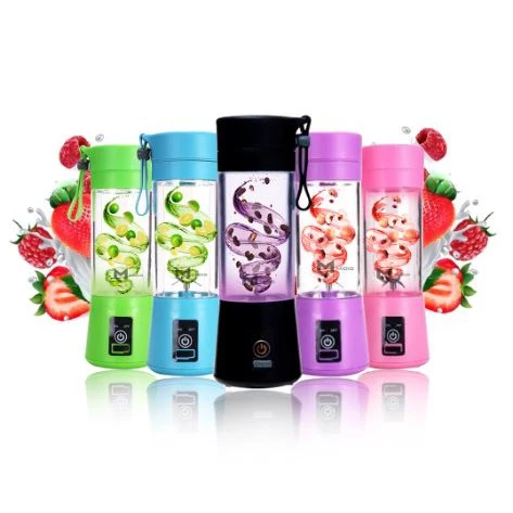 Mini Liquidificador Portátil Suco Shake Take Juice Cup 6 Laminas + Cabo Usb