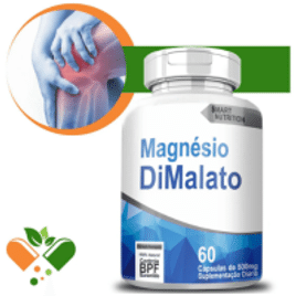 Magnésio Dimalato 500mg - 60 Cápsulas
