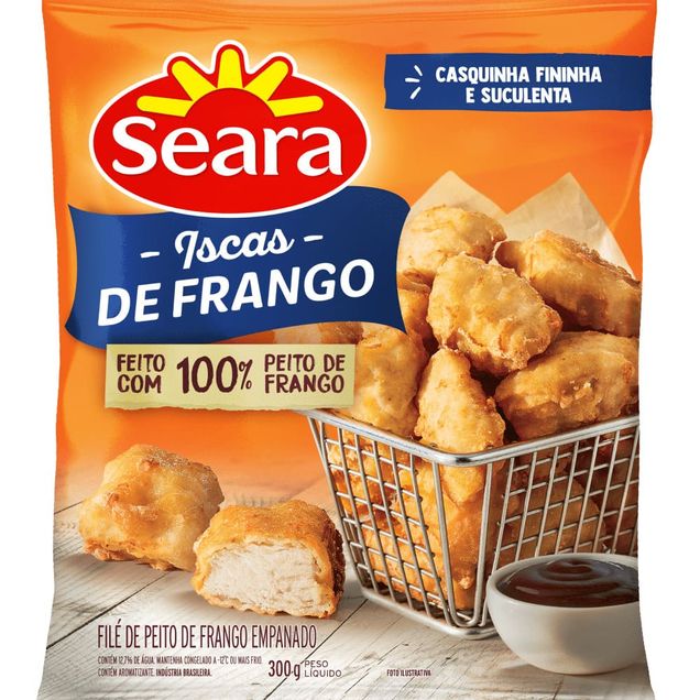 Isca De Frango Empanada Seara 300g