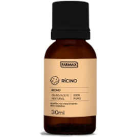 Óleo Capilar de Rícino Farmax Transparente 30ml