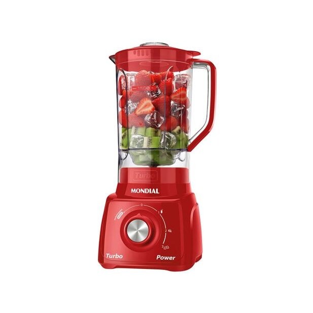 Liquidificador Turbo Power L-99 2,2 Litros 3 Velocidades 500W - Mondial