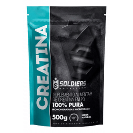 Suplemento Em Pó Monohidratada 500g - 100% Pura - Soldiers Nutrition