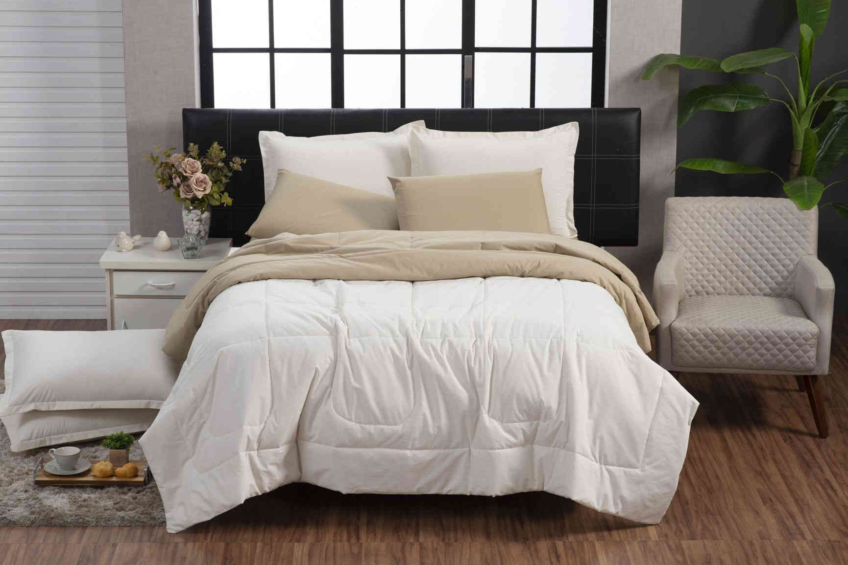 Jogo De Cama Casal Queen 100% Algodão 180 Fios