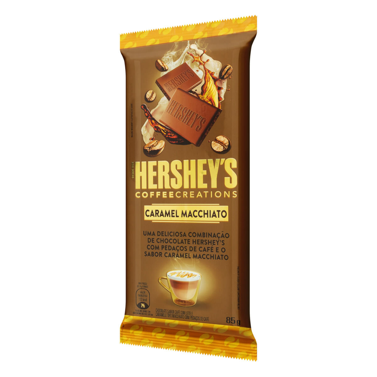 4 Unidades Chocolate Hersheys Barra Cafe Macchiato