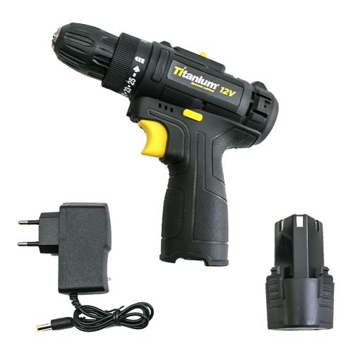 Parafusadeira Furadeira 12v 3/8 12aH Litio Biv 06212 Titanium