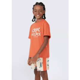 Pijama Curto Estampado Hering Kids