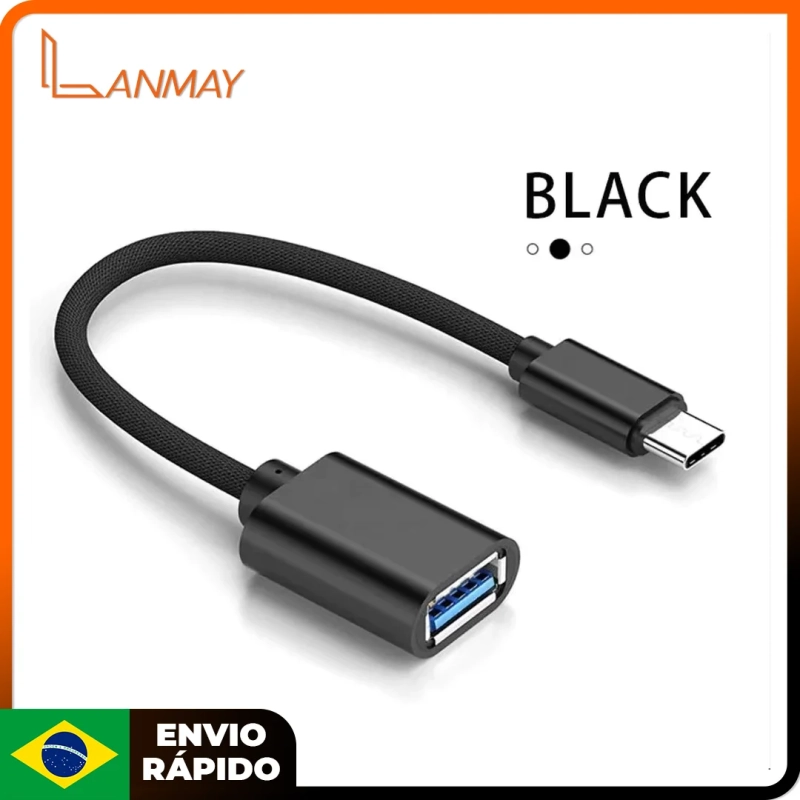 Cabo Adaptador Otg Lanmay USB Tipo C