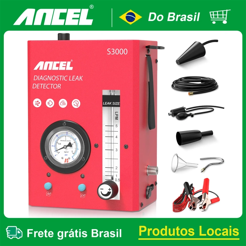 Detector de Vazamento de Fumaça ANCEL S3000