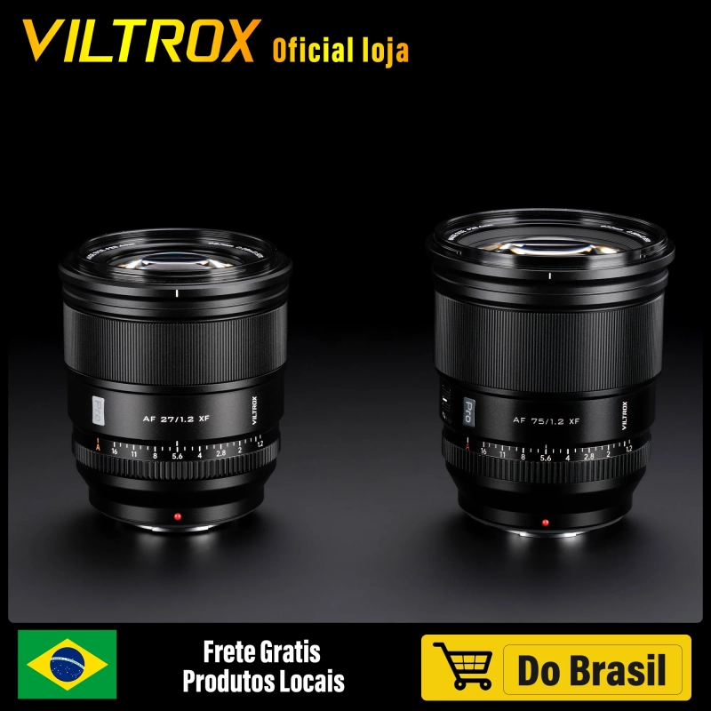 Lente Pro Fuji XF abertura ultra grande APS-C