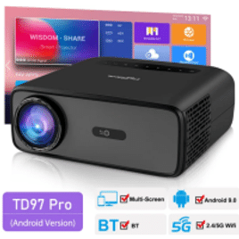 Projetor Full Auto HD 1080P WiFi 6 Android TD97 Pro ThundeaL