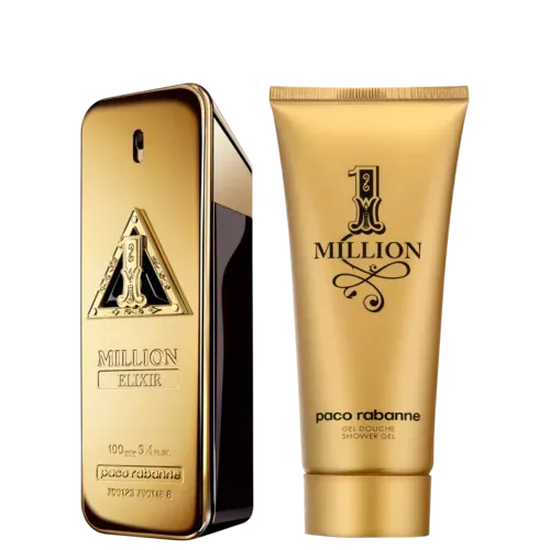 Conjunto 1 Million Elixir Paco Rabanne Masculino - Eau de Parfum 100ml + Gel de Banho 100ml