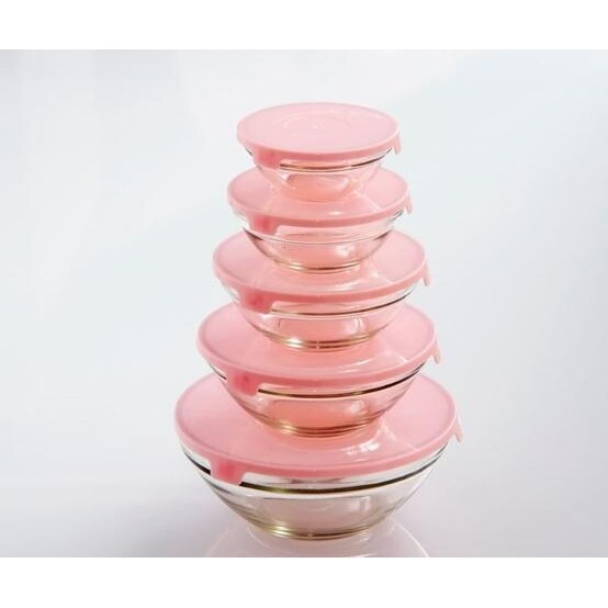 Jogo de Potes de Vidro 5 Peças