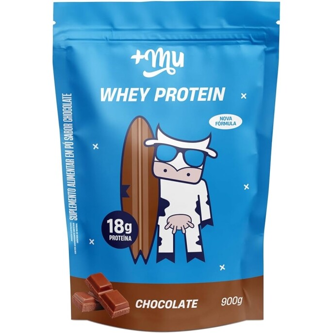 Mais Mu Refil Proteína 900g - Chocolate