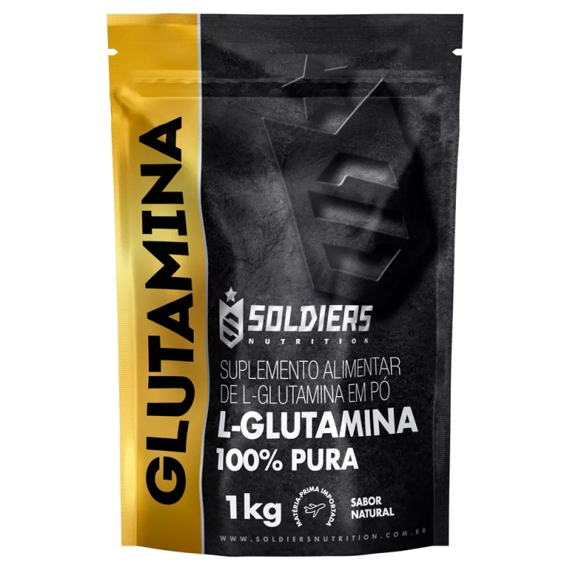 L-Glutamina 1kg 100% Pura - Soldiers Nutrition