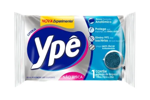 Ypê - Esponja Antibac Não Risca , 1 unidade, pacote