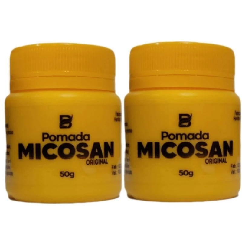 Pomada Micosan 2 UNIDADES Original Baruc Cosméticos