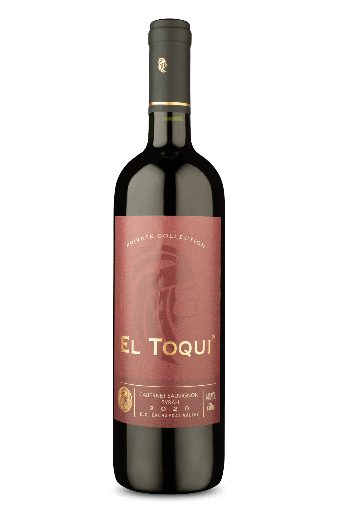 Vinho Chileno El Toqui Private Collection D.O Cachapoal Valley Cabernet Sauvignon Syrah 2020