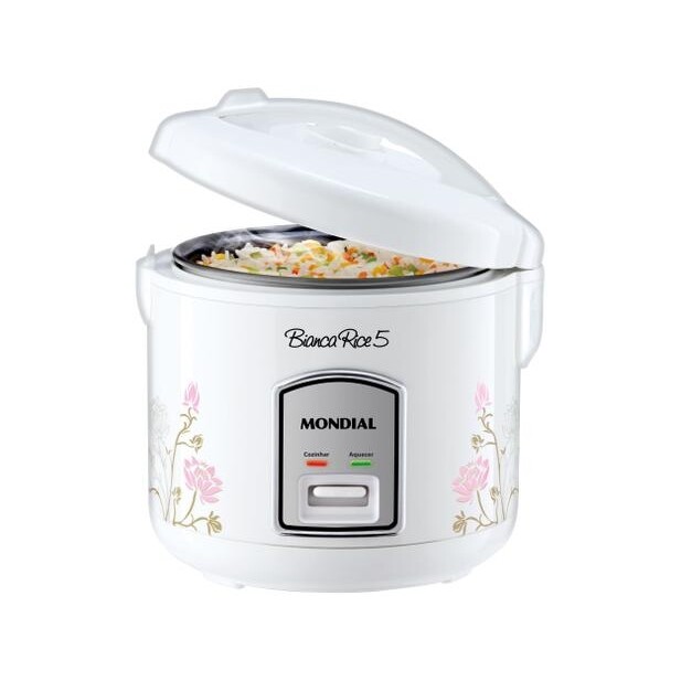 Panela Elétrica de Arroz Mondial Bianca Rice NPE-05 5 Xícaras - 220V