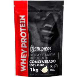 Whey Protein Concentrado 1kg Importado - Soldiers Nutrition