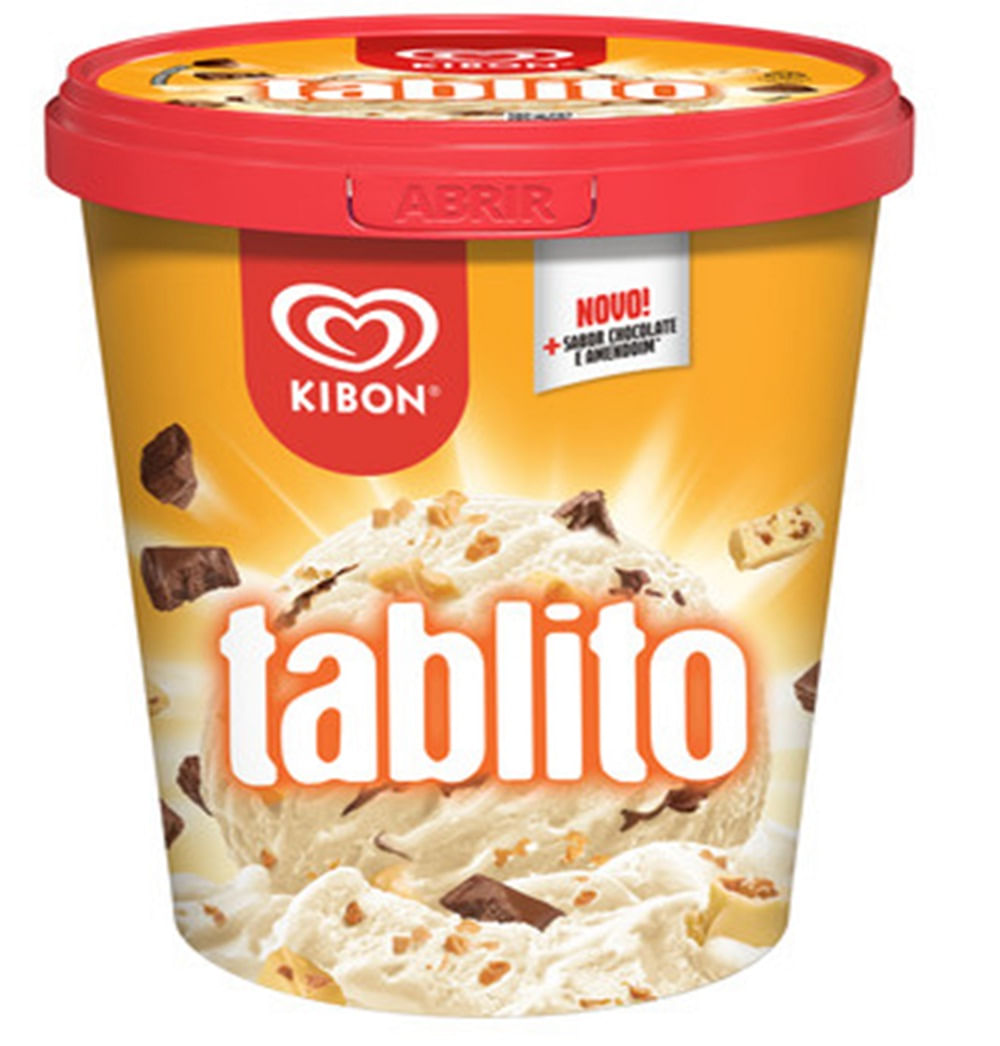 2 Unidades Sorvete Kibon Tablito 800ml