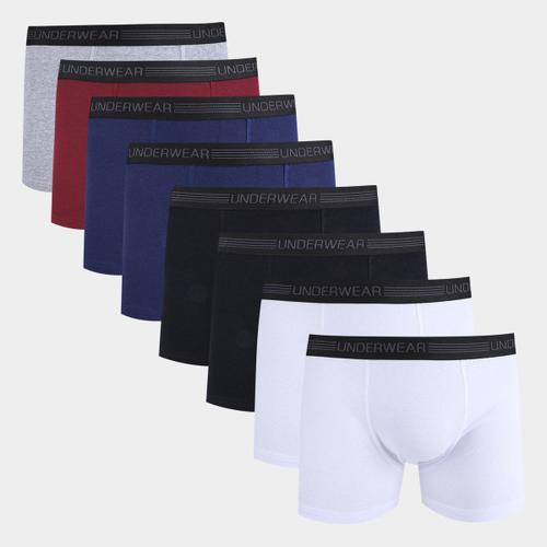 Kit Cueca Boxer Underwear com 8 Peças