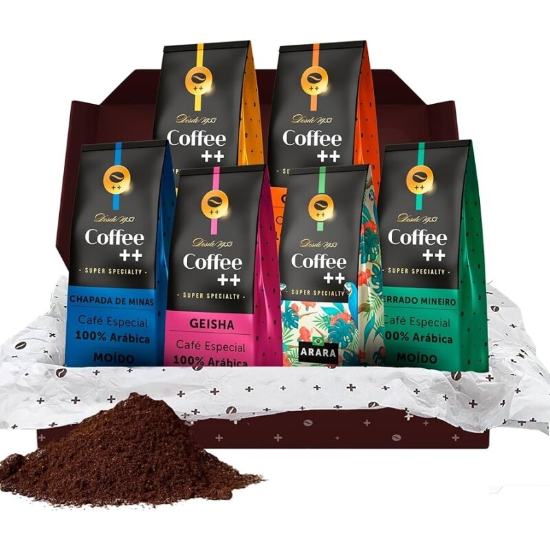 Kit 6 Pacotes Café Especial Torrado e Moído Coffee Mais - 6 x 250g