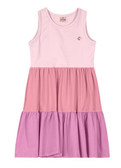 Vestido regata em malha infantil menina Brandili - 10