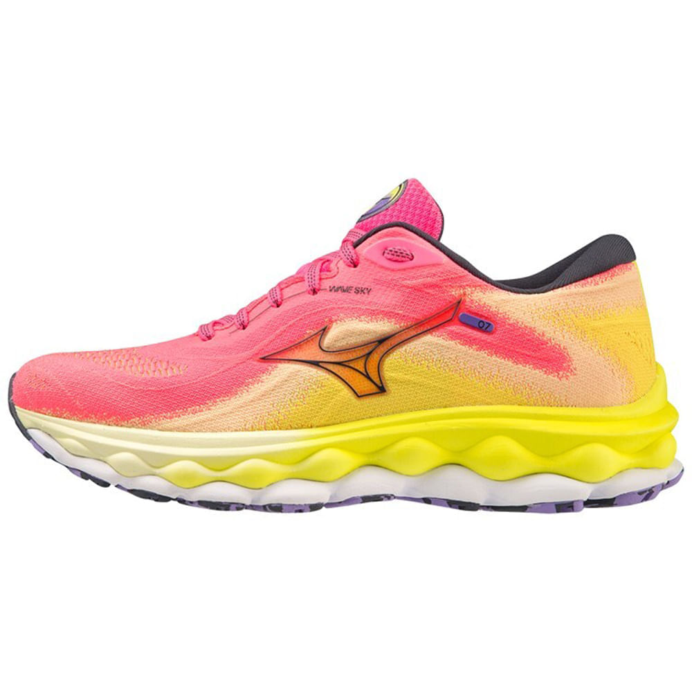 Tênis Mizuno Wave Sky 7 Colorido - Feminino