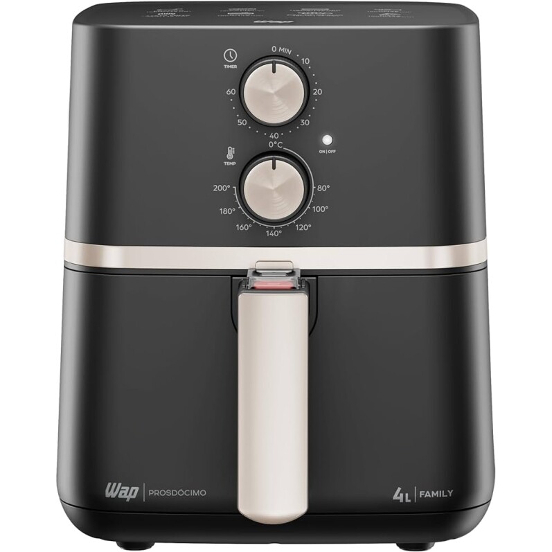 Fritadeira Elétrica WAP Air Fryer Family 4L 1500W