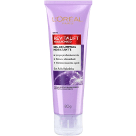 Gel de Limpeza Anti-idade L'Oréal Paris Revitalift Hialurônico - 80g