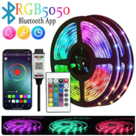 Luz RGB LED 5050 5V 4M