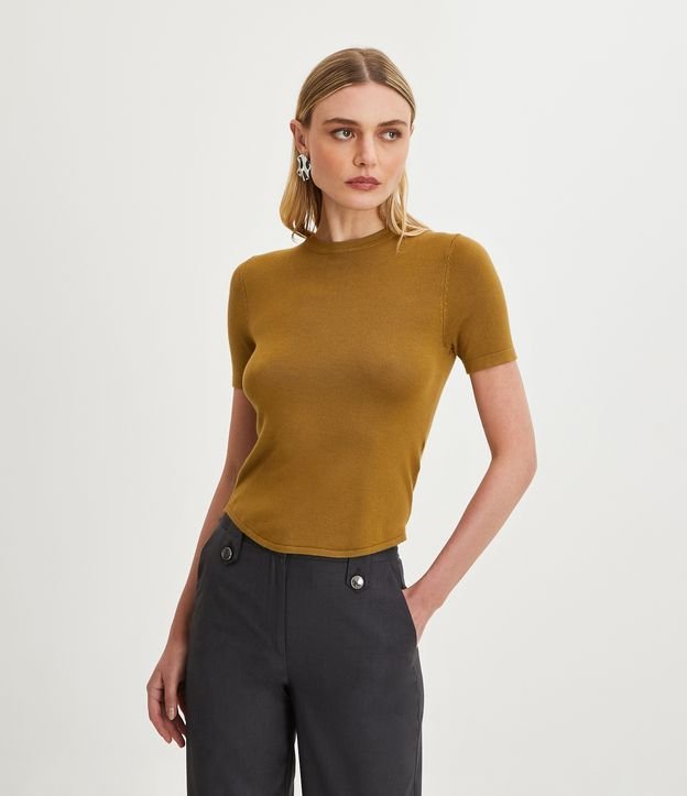 Blusa Básica em Tricô Leve - Feminino