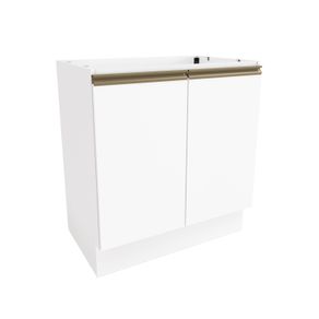 Balcão Celeste Kappesberg 100% MDF 2 Portas Branco 80cm