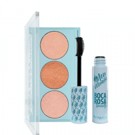 Kit Boca Rosa BY Payot Omg Volumão Paleta Iluminador