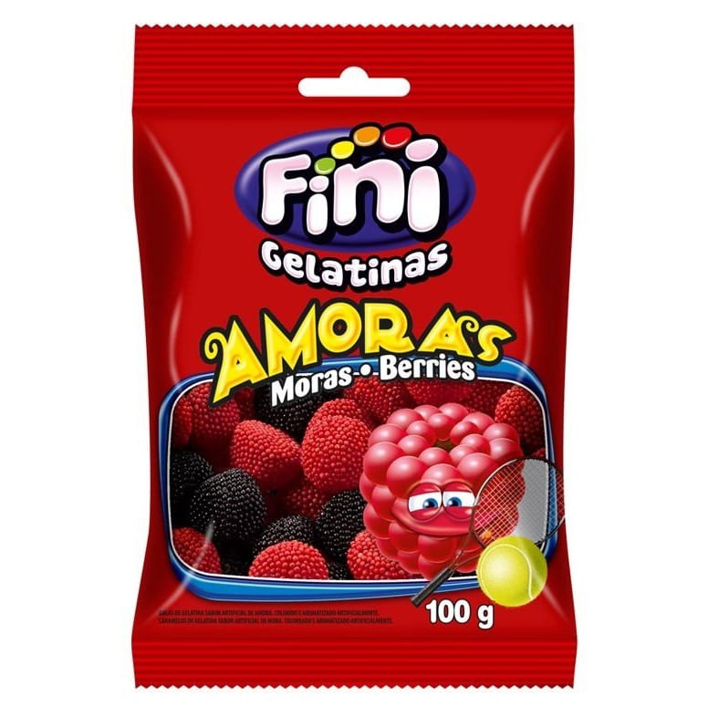 3 Unidades Balas Fini Amora 100g