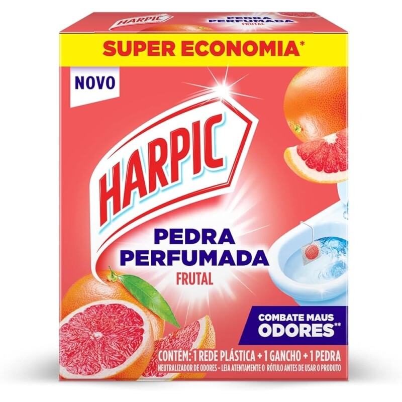 Harpic Pedra Perfumada Frutal 1un