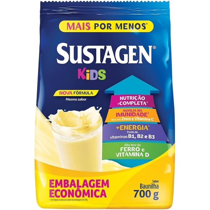 Chocolate em Pó Sustagen Kids Sachê 700g